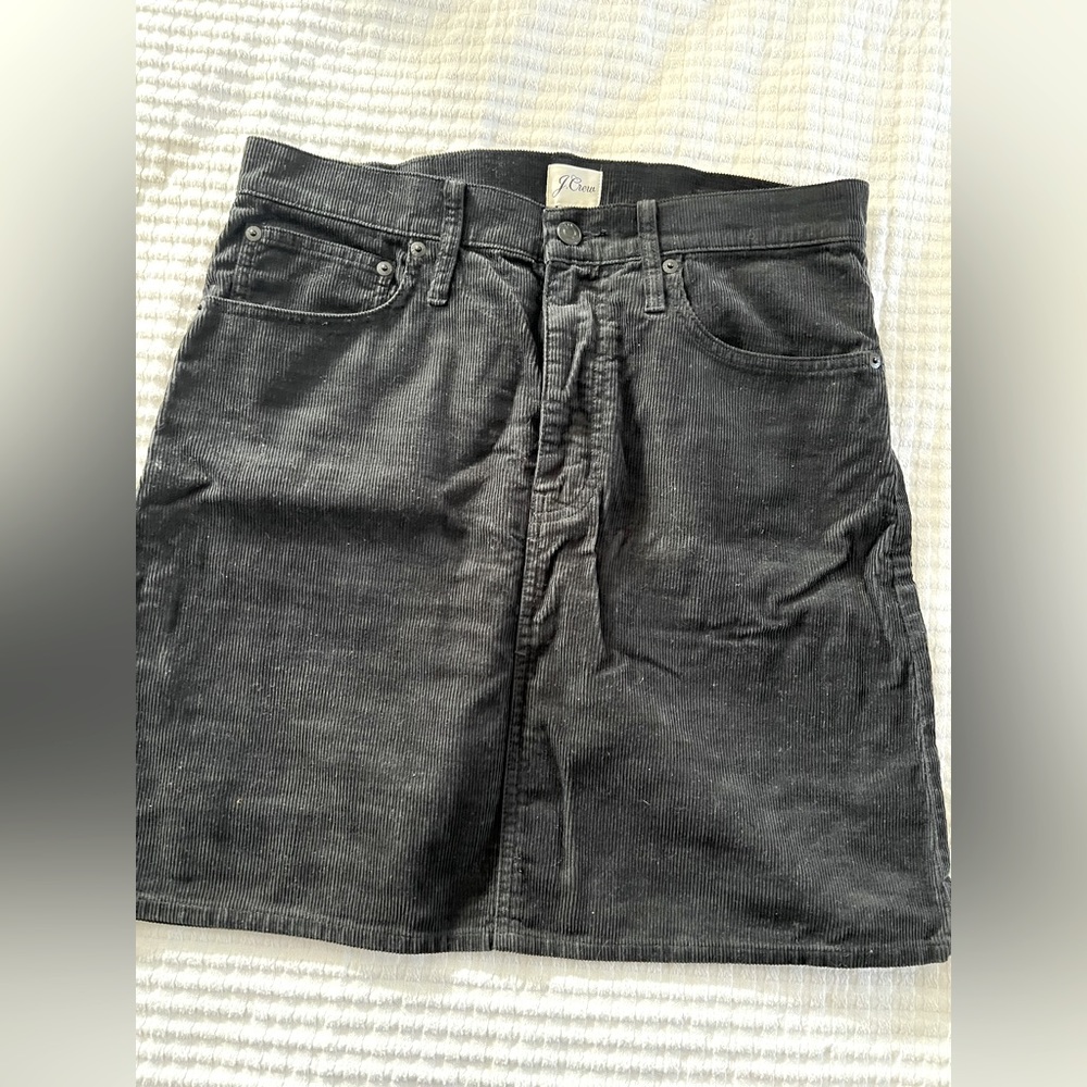 J. Crew corduroy mini skirt